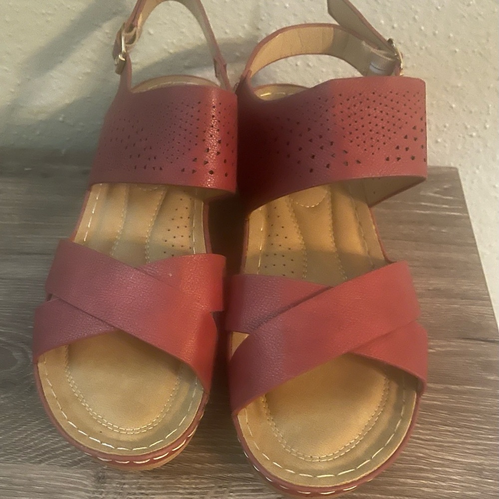 Red Sandals